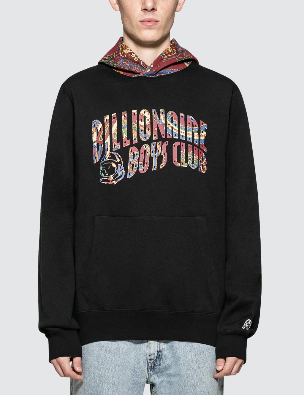 Billionaire Boys Club Paisley Contrast Popover Hoodie