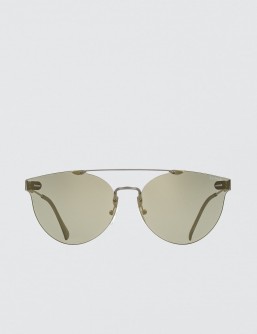 Super by Retrosuperfuture Tuttolente Giaguaro Ivory Sunglasses