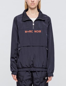 M+RC Noir Half Zipped Reflective Logo Track Jacket