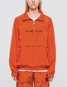 M+RC Noir Half Zipped Reflective Logo Track Jacket