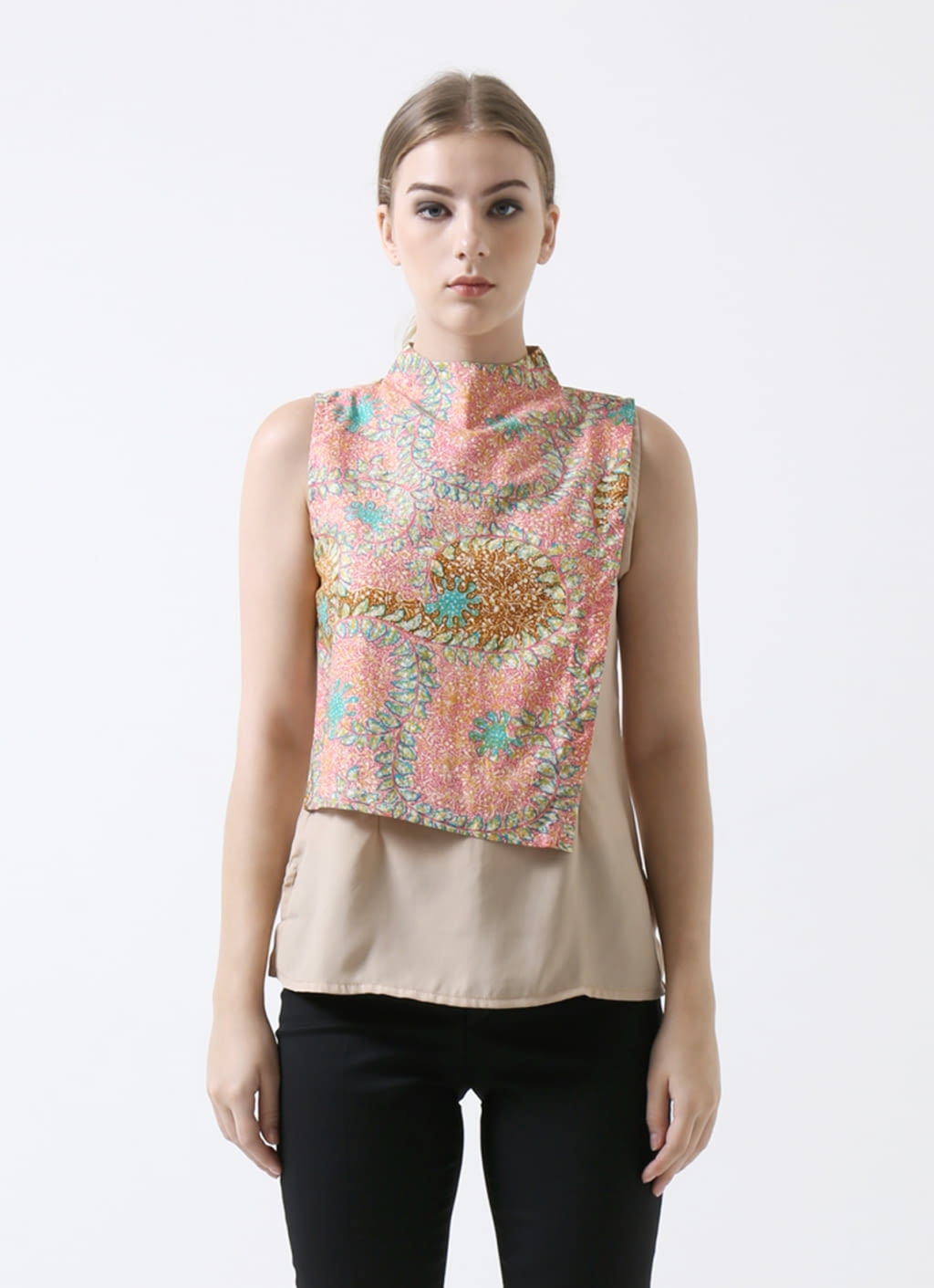 Warangka Batik Pink Paige Layer Top