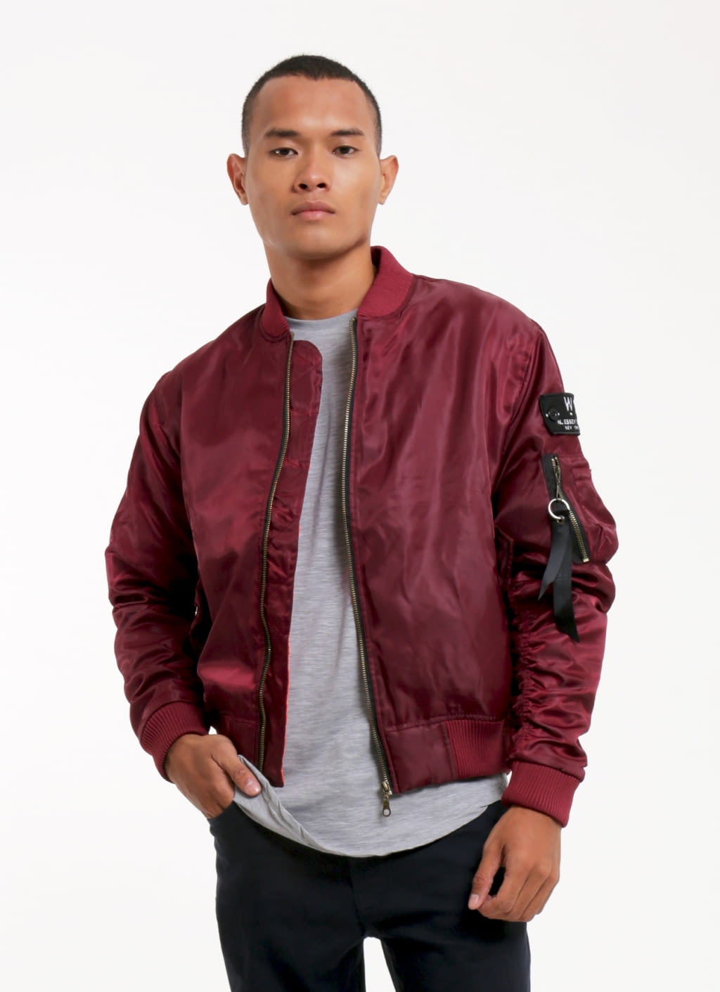 buy original w essentiels maroon fox blood charaix bomber jacket at indonesia bobobobo buy original w essentiels maroon fox blood charaix bomber jacket at indonesia bobobobo