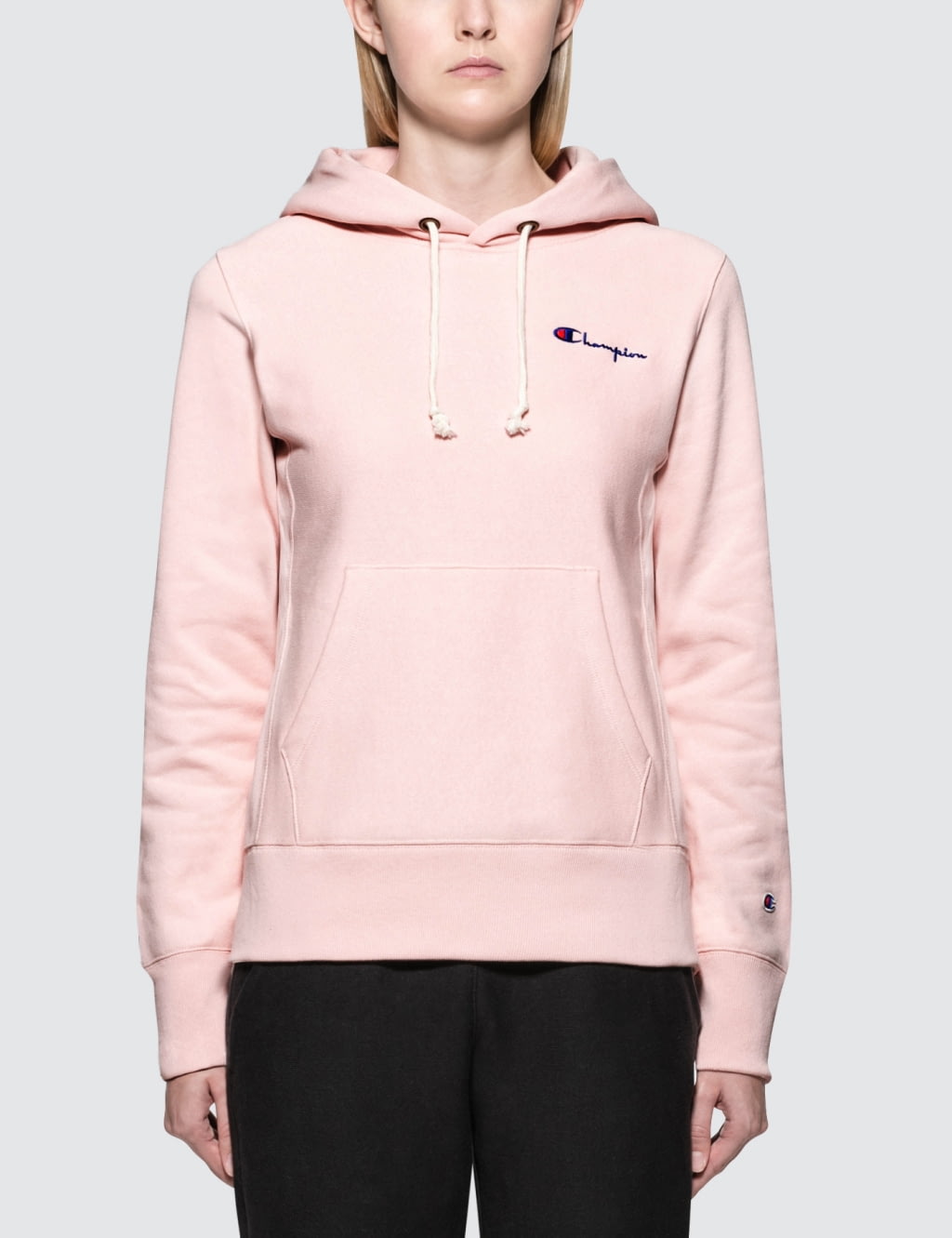 Champion Reverse Weave Small Logo Warm-up Hoodie