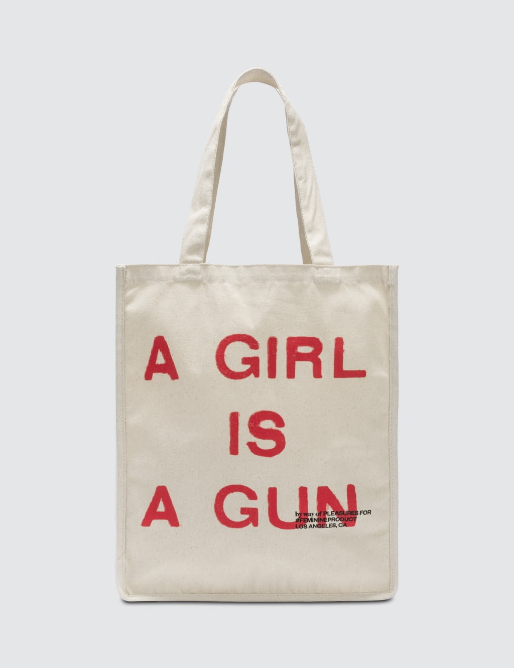 Pleasures A Girl is a Gun Tote Bag