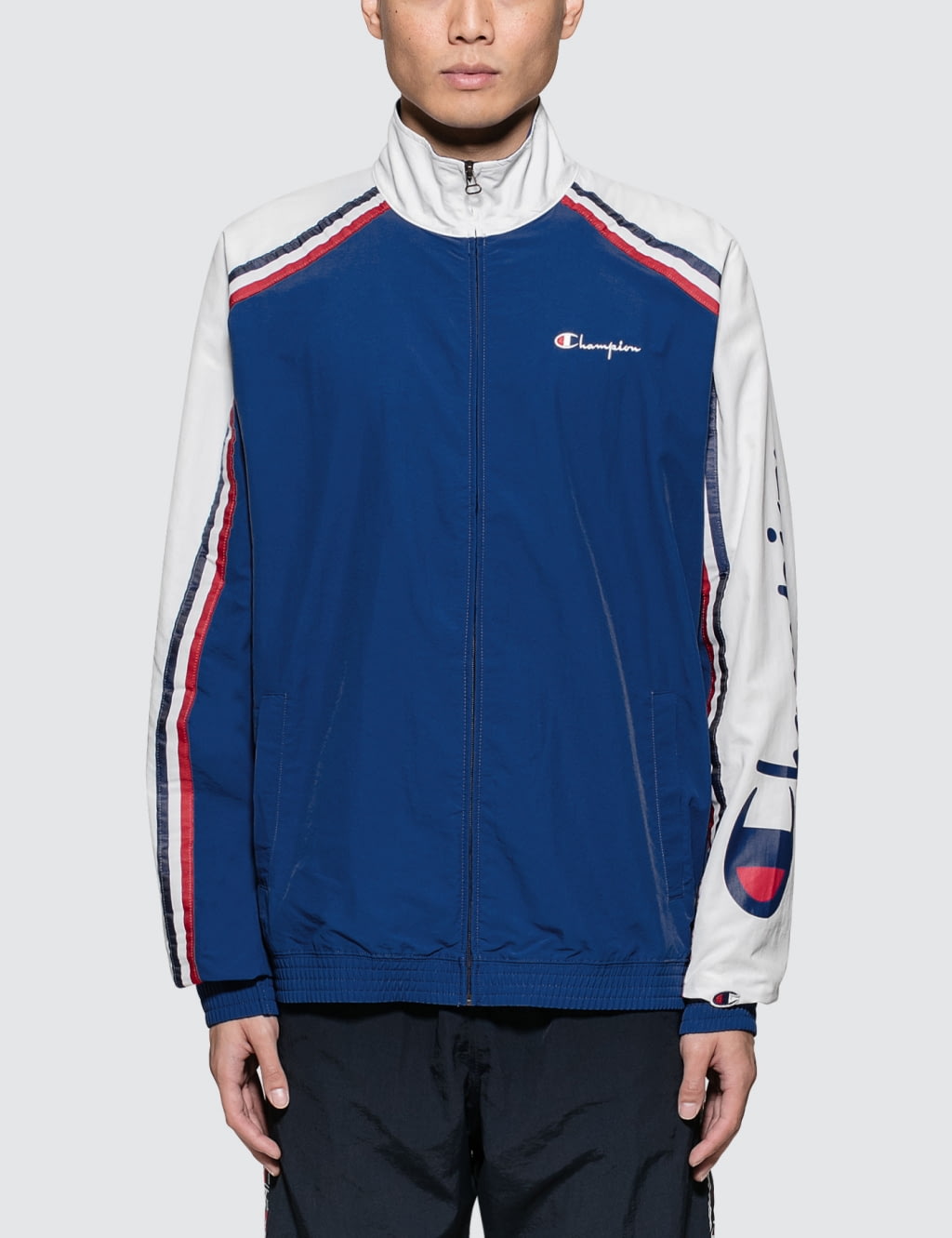 Champion Reverse Weave Sleeve Logo Jacket