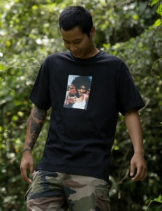 Lawrence Blair Black Spice Island Saga T-Shirt